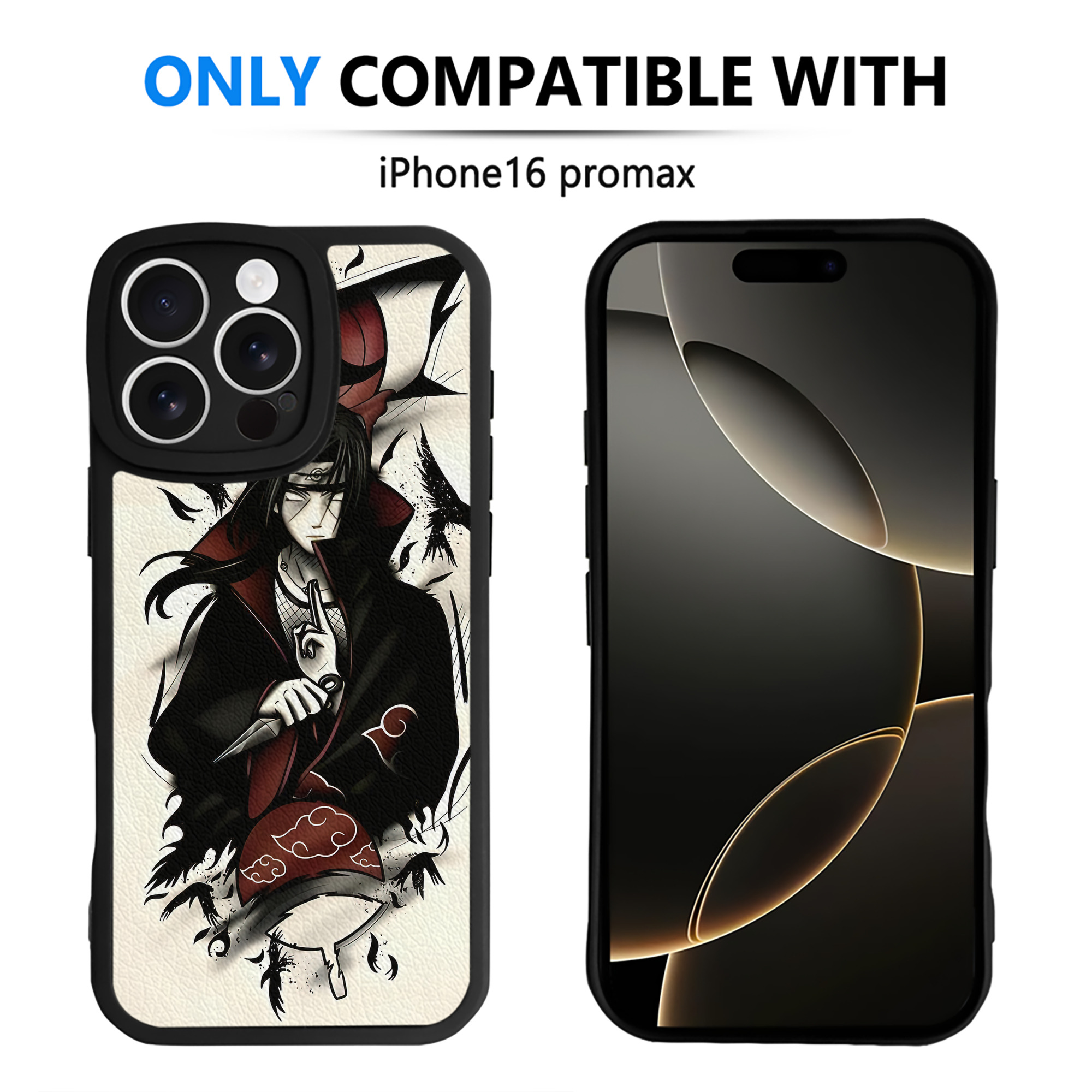 （画像用） NARUTO -ナルト- NARUTO -ナルト- 疾風伝 【iPhone 16シリーズ対応】シリコンスマホケース（レザー調） 材質：シリコン